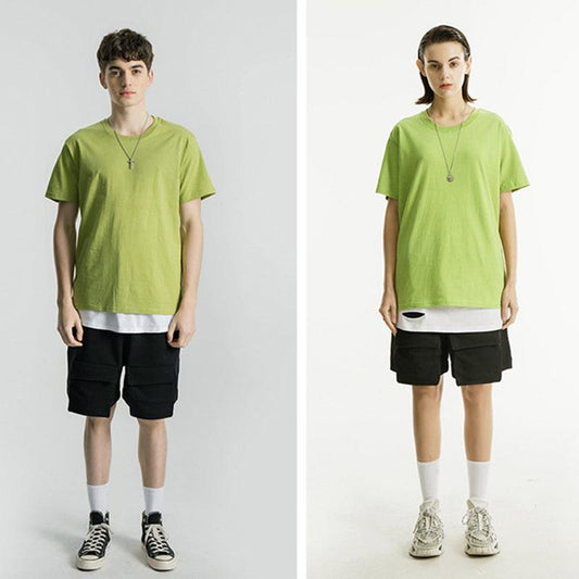 200g Baumwolle Unisex T-Shirt-Wasabi Grün