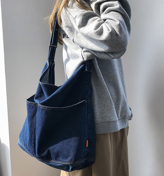 Denim Hobo Bag | Schultertasche | Tragetasche