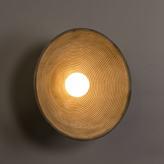 RC Resin Corrugated Wandleuchte | Wabi-Sabi Style Deckenlicht