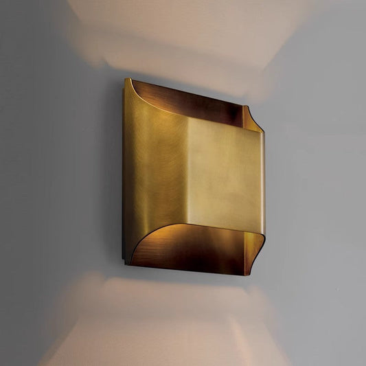 CS100 Quadrat Kupfer Wandleuchte | Wand / Korridor Licht