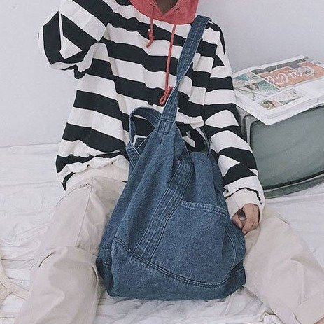 KIER Denim Hobo Bag | Schultertasche | Tragetasche