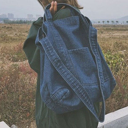 KIER Denim Hobo Bag | Schultertasche | Tragetasche