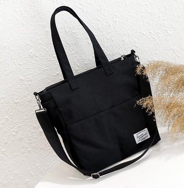 Funktionale Canvas Tragetasche | Handtasche | Crossbody Bag | Schultertasche