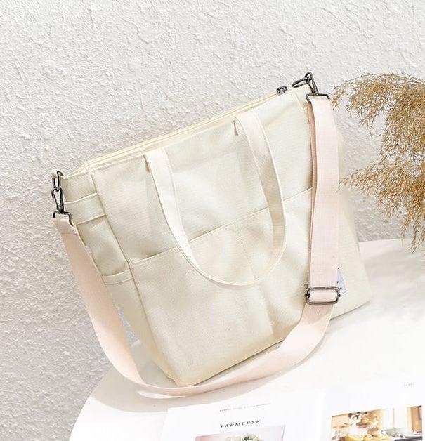 Funktionale Canvas Tragetasche | Handtasche | Crossbody Bag | Schultertasche