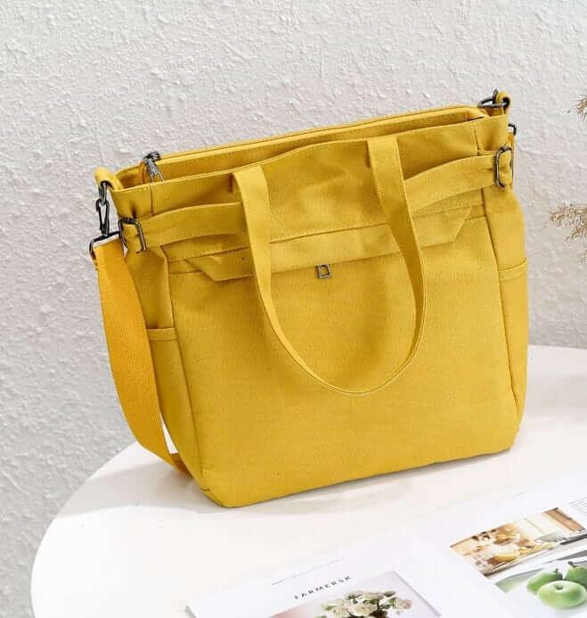 Funktionale Canvas Tragetasche | Handtasche | Crossbody Bag | Schultertasche