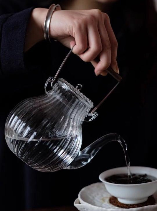 Japanisches Hammermuster Petal Teapot