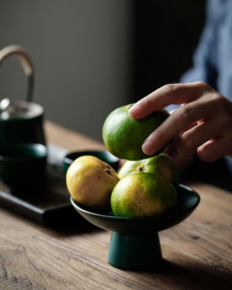 Japanische 120mm Tea Art Dessertplatte | Topfdekorative Tray