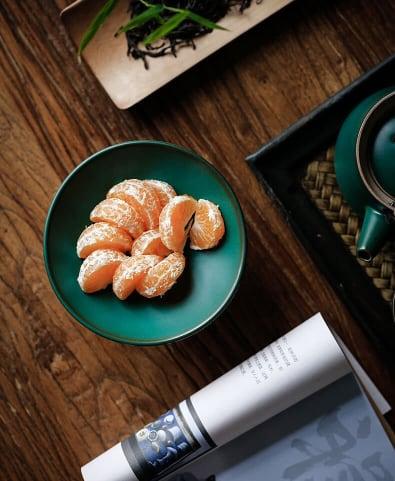 Japanische 120mm Tea Art Dessertplatte | Topfdekorative Tray