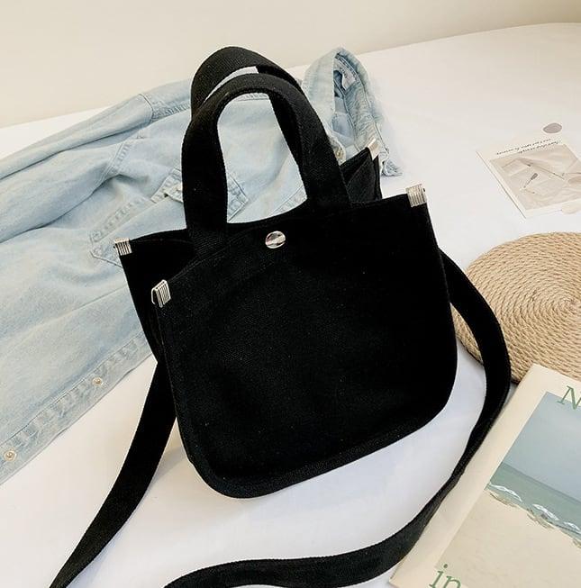 Canvas Square Tragetasche | Handtasche | Crossbody Bag | Lunch Boxes Bag