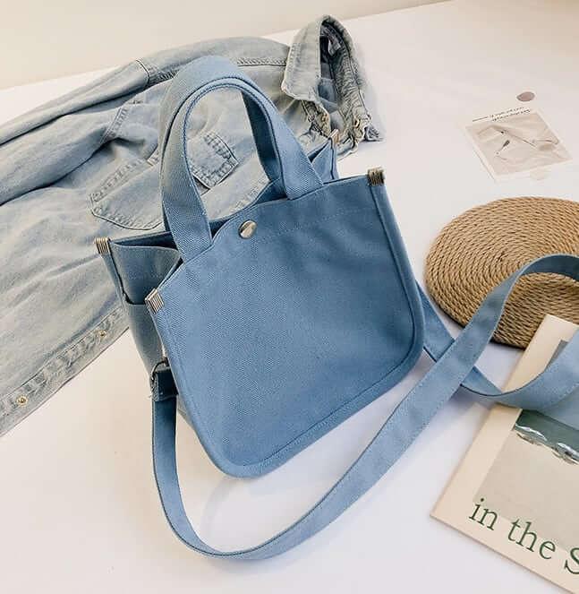 Canvas Square Tragetasche | Handtasche | Crossbody Bag | Lunch Boxes Bag