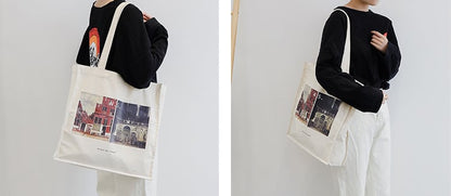 NS Canvas Square Schultertasche
