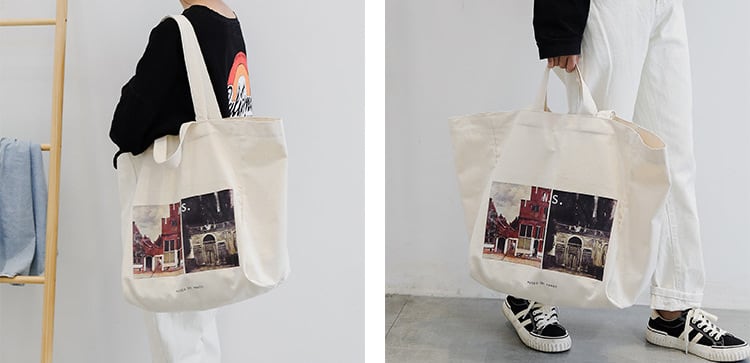 NS Canvas Dumpling Tragetasche | Schultertasche | Handtasche