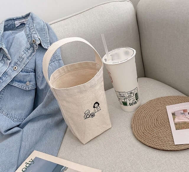 Getränke Canvas Tragetasche | Crossbody Bag