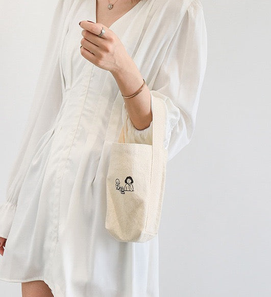 Getränke Canvas Tragetasche | Crossbody Bag