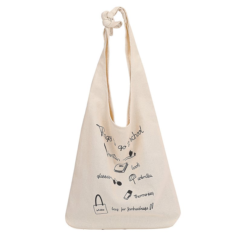Canvas Hobo Bag | Schultertasche | Tragetasche