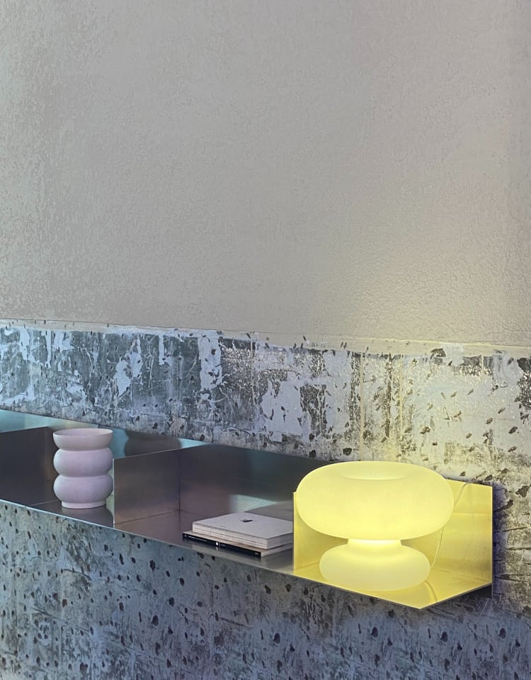 Donut Glas Pilz Tischlampe - Plug-in