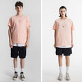 200g Baumwolle Unisex T-Shirt-Coral Rosa