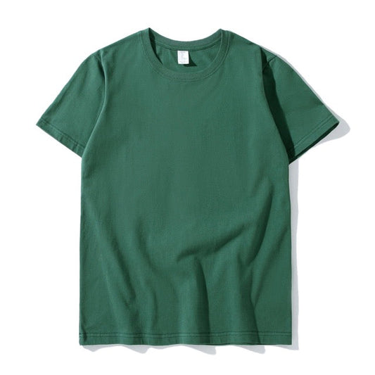 200g Baumwolle Unisex T-Shirt-Dark Grün