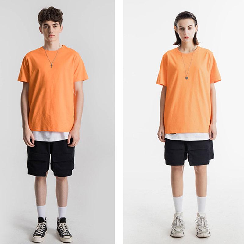 200g Baumwolle Unisex T-Shirt-Orange