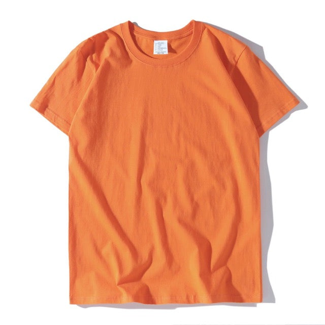 200g Baumwolle Unisex T-Shirt-Orange