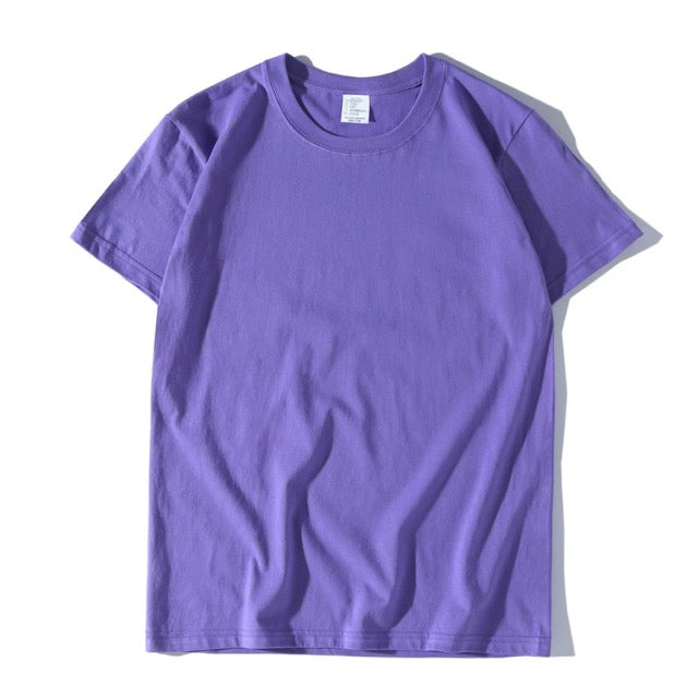 200g Baumwolle Unisex T-Shirt-Purple