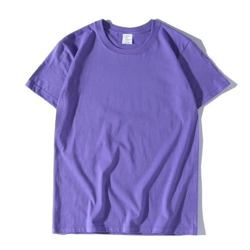 200g Baumwolle Unisex T-Shirt-Purple
