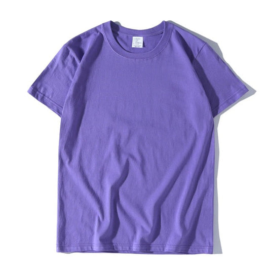 200g Baumwolle Unisex T-Shirt-Purple