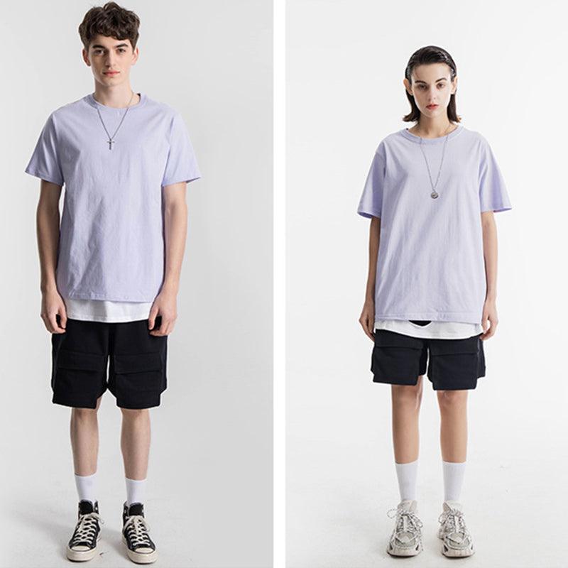 200g Baumwolle Unisex T-Shirt-Shimizu Purple