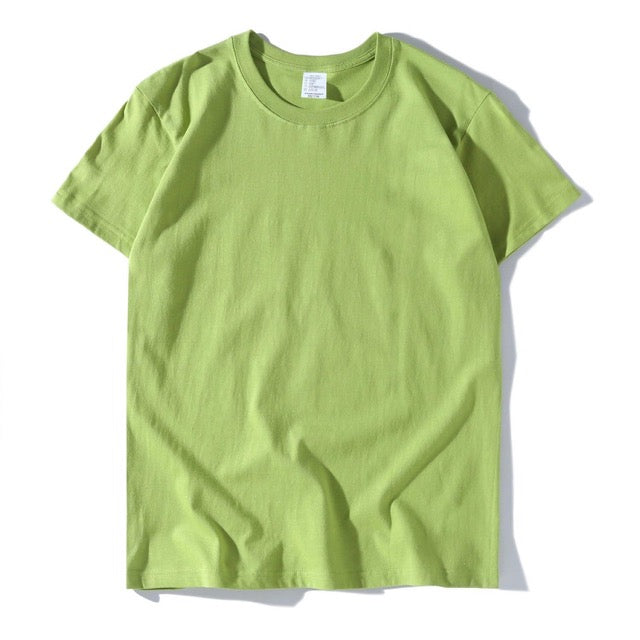200g Baumwolle Unisex T-Shirt-Wasabi Grün