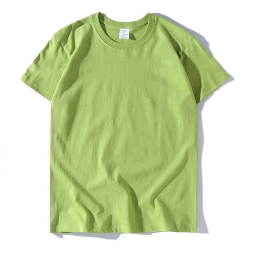 200g Baumwolle Unisex T-Shirt-Wasabi Grün