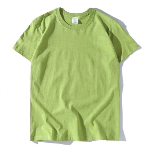 200g Baumwolle Unisex T-Shirt-Wasabi Grün