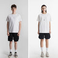 200g Baumwolle Unisex T-Shirt-Weiß