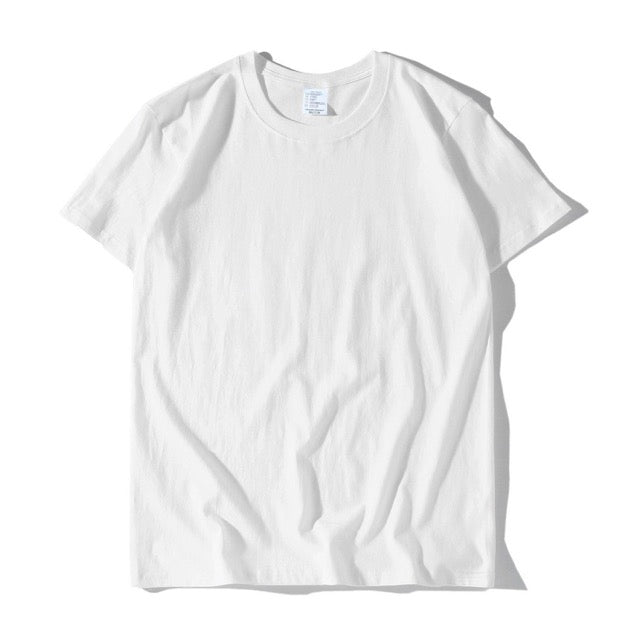270g Baumwolle Unisex T-Shirt-Weiß