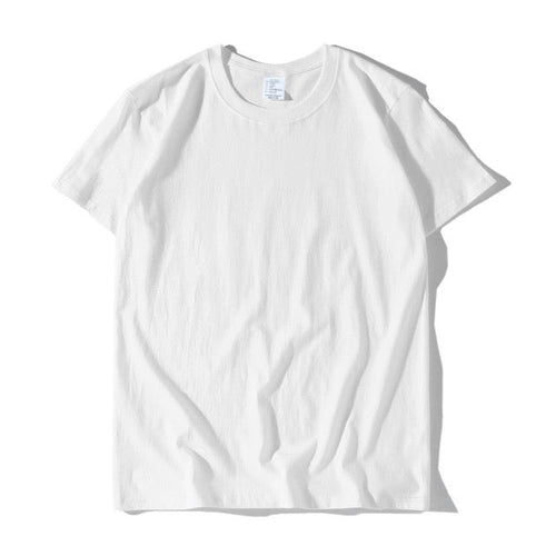 200g Baumwolle Unisex T-Shirt-Weiß