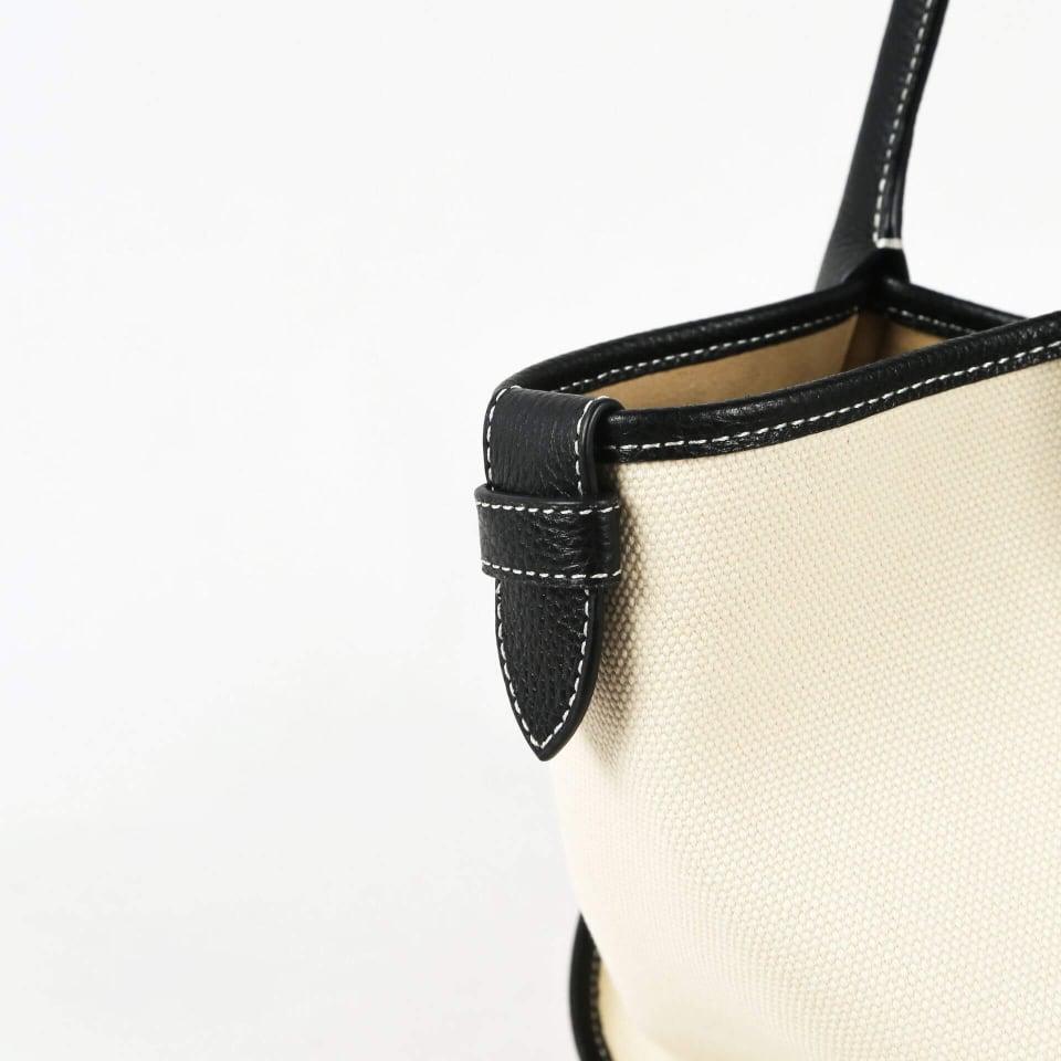 Classic Large Schwarz Zweihand-Canvas Square Swing Bag - Flügeltasche | ShoulderBag | Handtasche