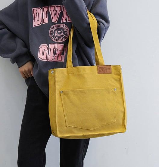 Funktionale Zugseil-Canvas-Tasche | Schultertasche | Hobo Bag