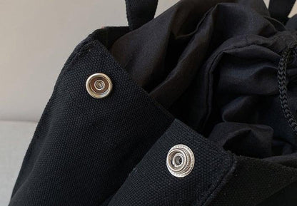 Funktionale Zugseil-Canvas-Tasche | Schultertasche | Hobo Bag