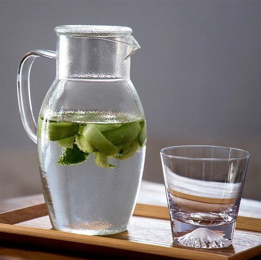 Japanischer Stil Hitzebeständiges Glas Handgemachter Kühlkessel