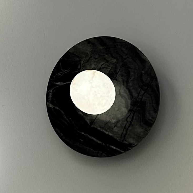 MD230mm Spanische Marmorplatte Decke / Wandlampe | Sconces
