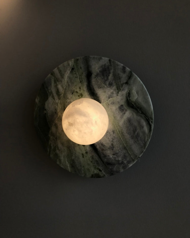 MD230mm Spanische Marmorplatte Decke / Wandlampe | Sconces