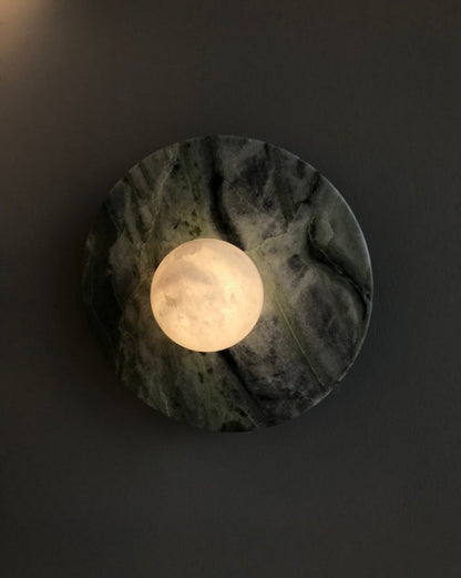 MD230mm Spanische Marmorplatte Decke / Wandlampe | Sconces
