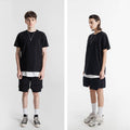 270g Baumwolle Unisex T-Shirt-Schwarz