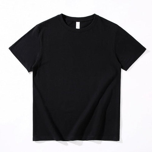 270g Baumwolle Unisex T-Shirt-Schwarz