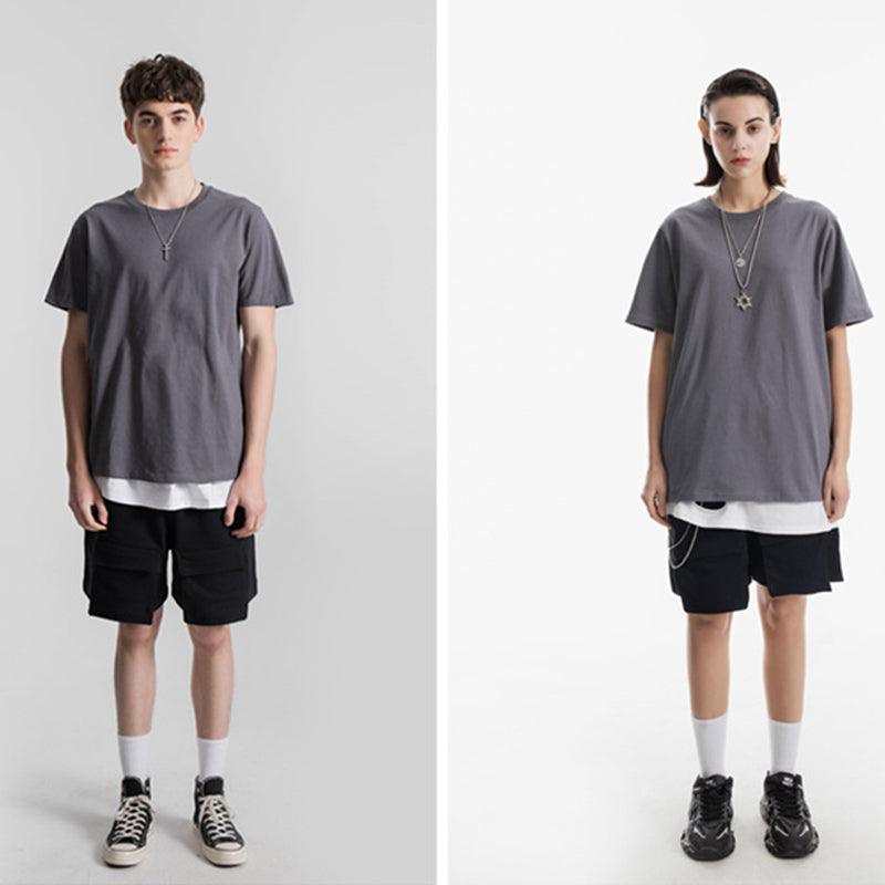 270g Baumwolle Unisex T-Shirt-Grau
