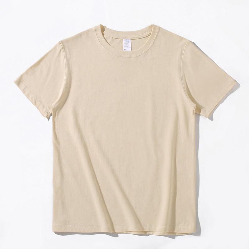 270g Baumwolle Unisex T-Shirt-Khaki