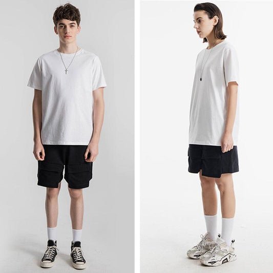 270g Baumwolle Unisex T-Shirt-Weiß