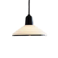 350mm Scheibe Glas Retractable Pendant