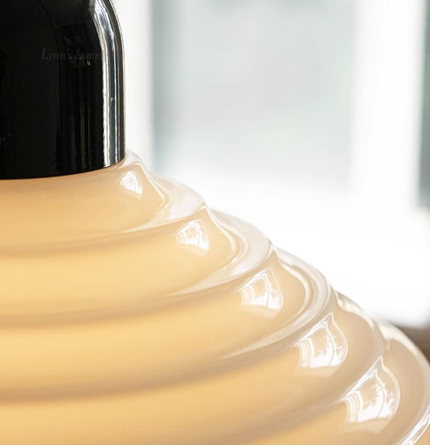 350mm Scheibe Glas Retractable Pendant