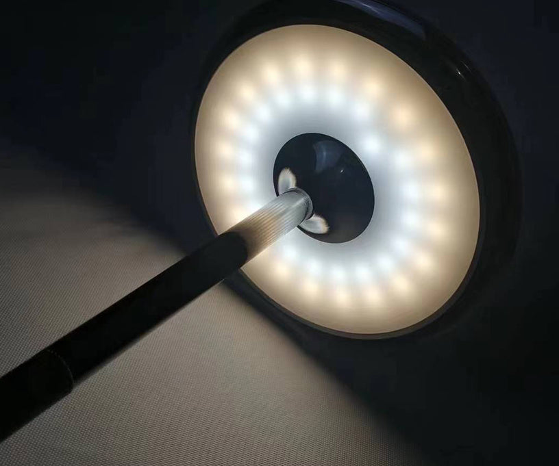 Japanische Umgebungsdrehung - Aluminium USB wiederaufladbare LED schnurlose Tischlampe