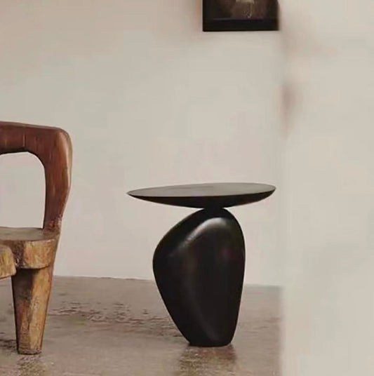 ABRIL - Beistelltisch | Holz+Edelstahl